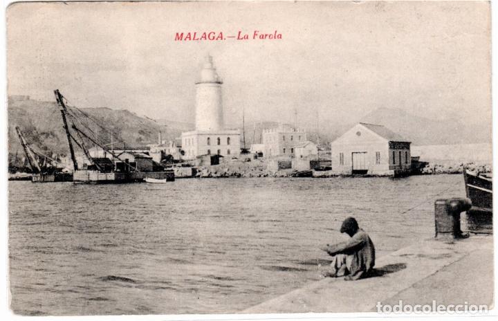 Postales: PRECIOSA POSTAL - MALAGA - LA FAROLA - EDITOR RAFAEL TOVAL