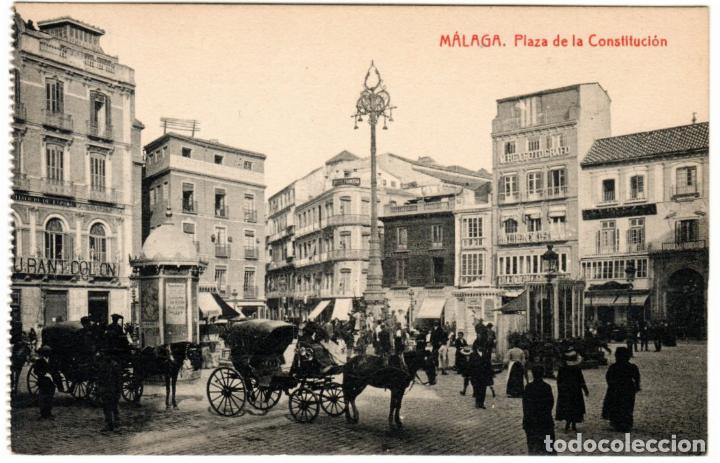 Postales: PRECIOSA POSTAL - MALAGA - PLAZA DE LA CONSTITUCION