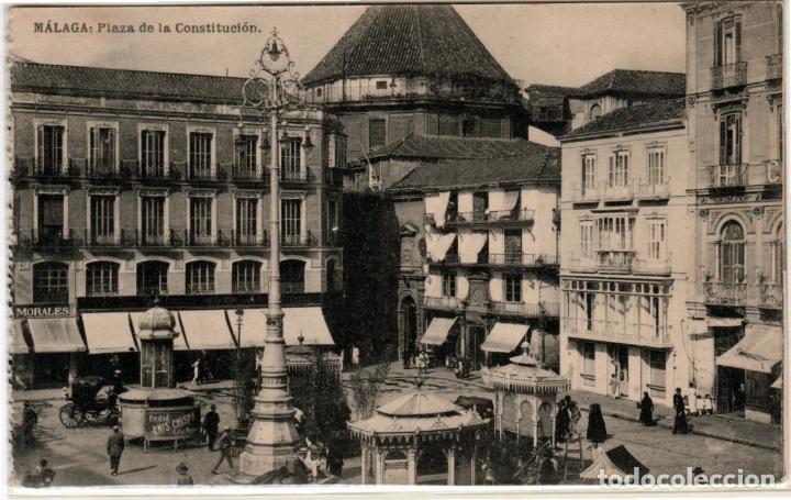 Postales: PRECIOSA POSTAL - MALAGA - PLAZA DE LA CONSTITUCION