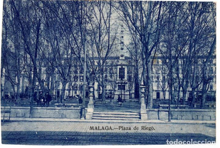 Postales: BONITA POSTAL - MALAGA - PLAZA DE RIEGO