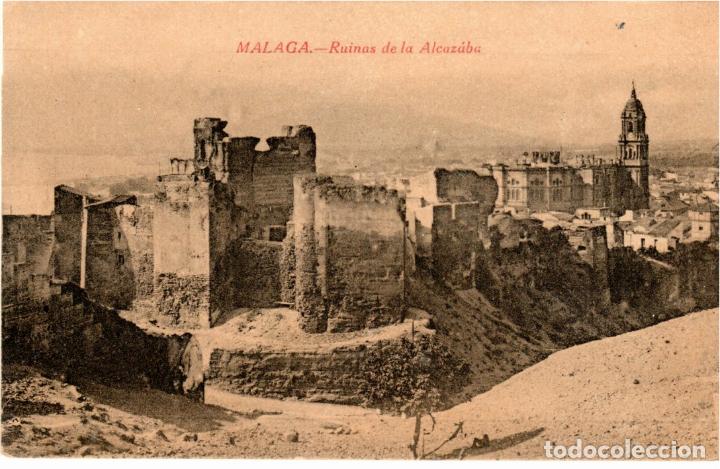 Postales: BONITA POSTAL - MALAGA - RUINAS DE LA ALCAZABA - EDICION FERRER ESCOBAR
