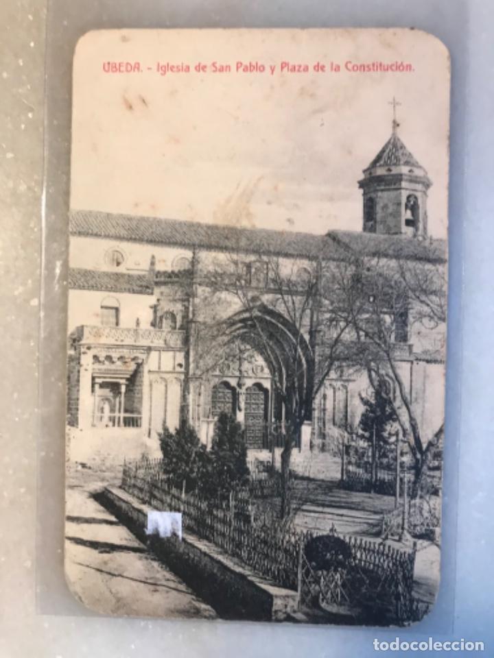 Postales: Tarjeta postal Ubeda iglesia S Pablo. Publicidad capachos Arce