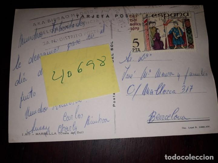 Postales: N&ordm; 40698 POSTAL MARBELLA MALAGA - Foto 2