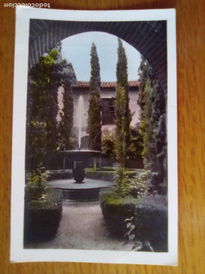 Postales: Alhambra-Jard&iacute;n de Lindaraja.