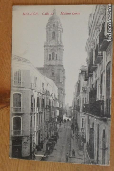 Postales: TARJETA POSTAL MALAGA CALLE DE MOLINA LARIO