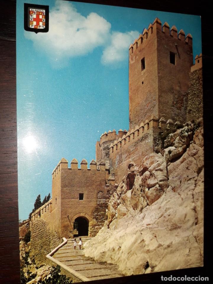 Postales: N&ordm; 40997 POSTAL PRIMERA SELECCION DE CASTILLOS Y FORTALEZAS ALMERIA LA ALCAZABA