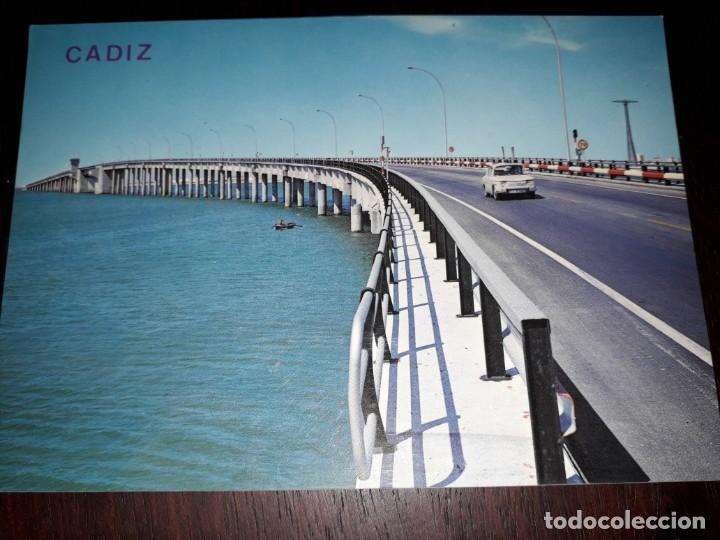 Postales: N&ordm; 41000 POSTAL CADIZ PUENTE JOSE LEON DE CARRANZA