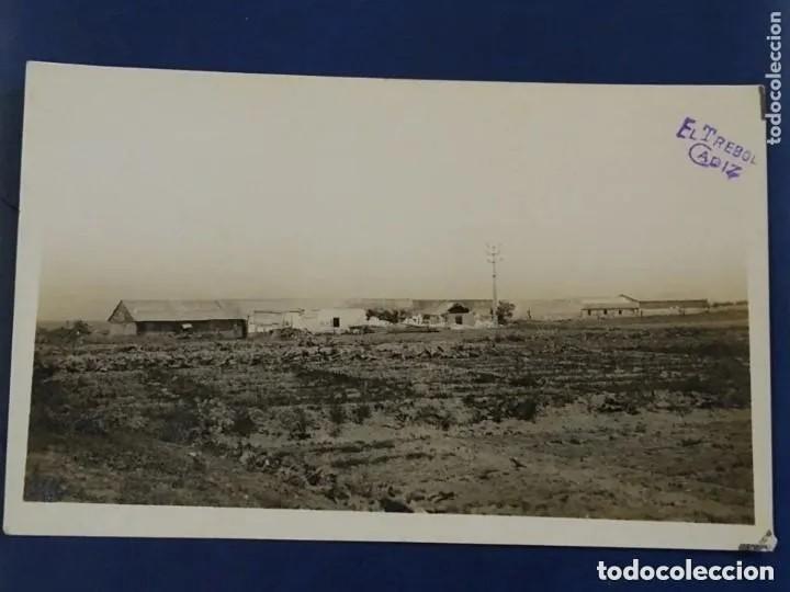 Postales: Postal fotográfica. Vista de los terrenos donde se construirá la Plaza de toros de Cádiz. El Trébol