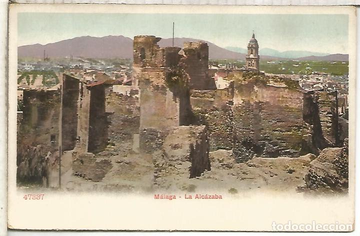 Postales: MALAGA LA ALCAZABA DORSO SIN DIVIDIR