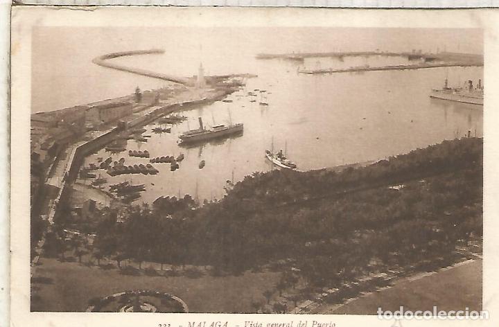 Postales: MALAGA PUERTO SIN ESCRIBIR