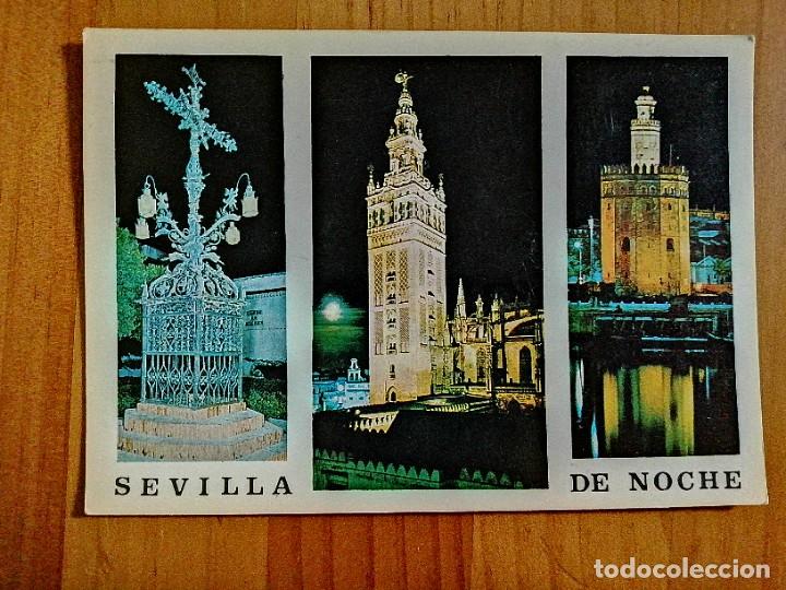 Postales: POSTAL - SEVILLA DE NOCHE. - Foto 1