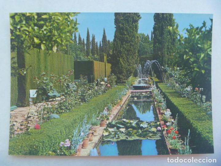 Postales: POSTAL DE GRANADA : JARDINES DEL GENERALIFE - Foto 1