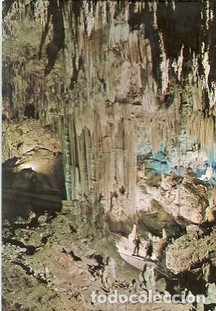 Postcards: POSTAL A COLOR CUEVA DE NERJA MALAGA 9 COLUMNA DE LA SALA DEL CATACLISMO 1969