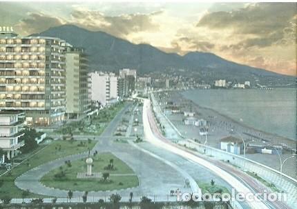 Postcards: POSTAL A COLOR 1037 COSTA DEL SOL FUENGUIROLA VISTA NOCTURNA DE LOS BOLICHES ESCRITA