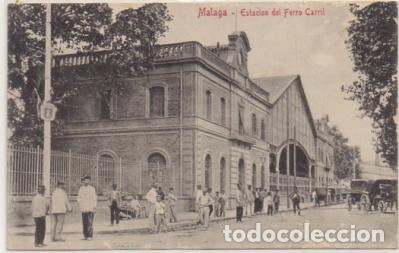 Postales: POSTAL ANTIGUA DE MALAGA. ESTACION DE FERRO CARRIL P-ANMA-1084