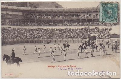 Postales: POSTAL ANTIGUA DE MALAGA. CARRERAS DE TOROS P-ANMA-1100