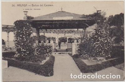 Postales: POSTAL ANTIGUA DE MALAGA. BA&Ntilde;OS DEL CARMEN P-ANMA-1106