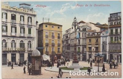 Postales: POSTAL ANTIGUA DE MALAGA. PLAZA DE LA CONSTITUCION P-ANMA-1109