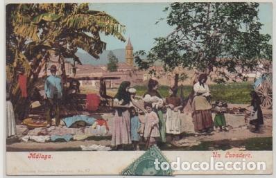 Postales: POSTAL ANTIGUA DE MALAGA. UN LAVADERO P-ANMA-1120