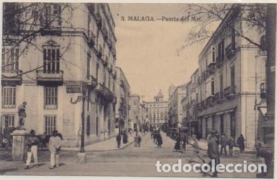 Postales: POSTAL ANTIGUA DE MALAGA. PUERTA DEL MAR P-ANMA-1127