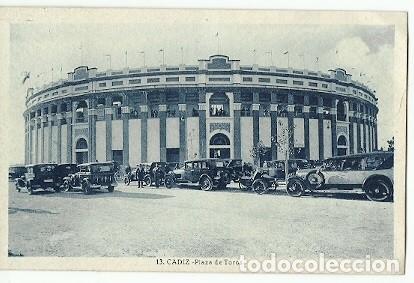 Postcards: ANTIGUA POSTAL 13 CADIZ PLAZA DE TOROS L ROSIIN