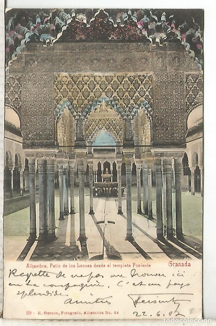 Postales: GRANADA ALHAMBRA ESCRITA - Foto 1