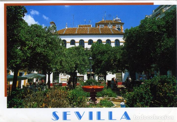 Postales: SEP-543 -SEVILLA. Plaza de do&ntilde;a Elvira. Circulada en 1996. ED. ESTUDIO EDITORES