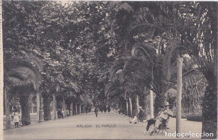 Postales: M&Aacute;LAGA - EL PARQUE - HAUSER Y MENET, MADRID - Foto 1