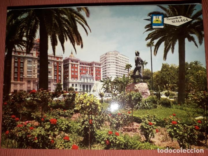 Postales: N&ordm; 4218 POSTAL MALAGA PLAZA QUEIPO DEL LLANO EL PESCATERO