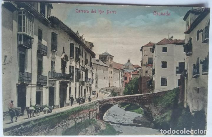 Postales: GRANADA EL RIO DARRO - Foto 1