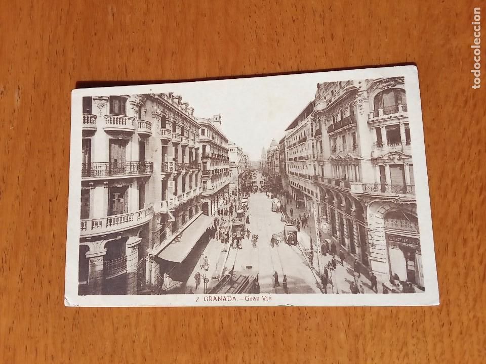 Postales: Granada. Gran Via. - Foto 1