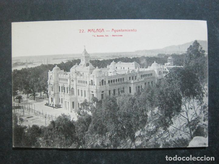 Postales: MALAGA-AYUNTAMIENTO-ROISIN-22-POSTAL ANTIGUA-(76.756)