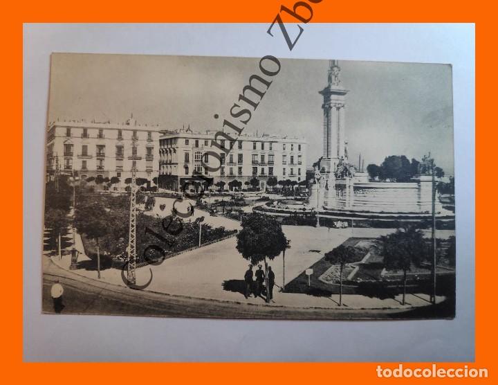 Postales: Tarjeta Postal de Cadiz - Plaza de Espa&ntilde;a y Monumento a las Cortes - Hauser y Menet