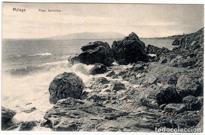 Postales: BONITA POSTAL - MALAGA - PLAYA SANTELMO