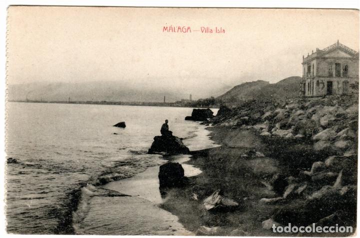 Postales: BONITA POSTAL - MALAGA - VILLA ISLA - EDITOR: RAFAEL TOVAL