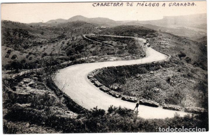 Postales: BONITA POSTAL - MALAGA - CARRETERA A GRANADA