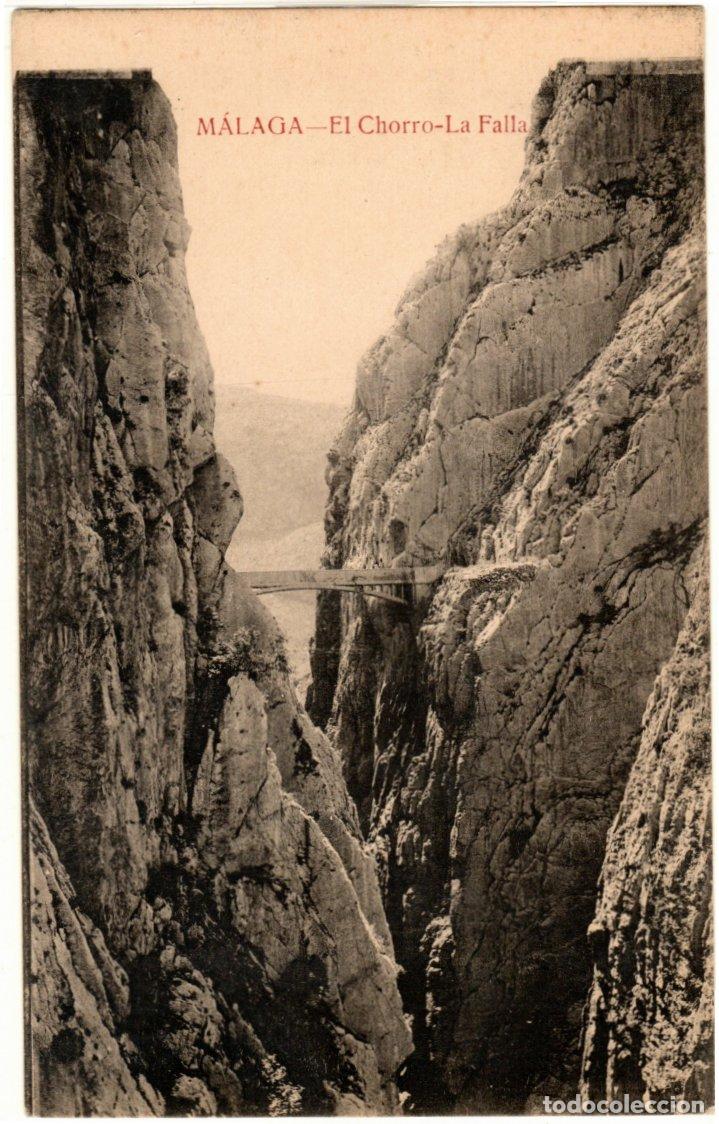 Postales: BONITA POSTAL - MALAGA - EL CHORRO - LA FALLA