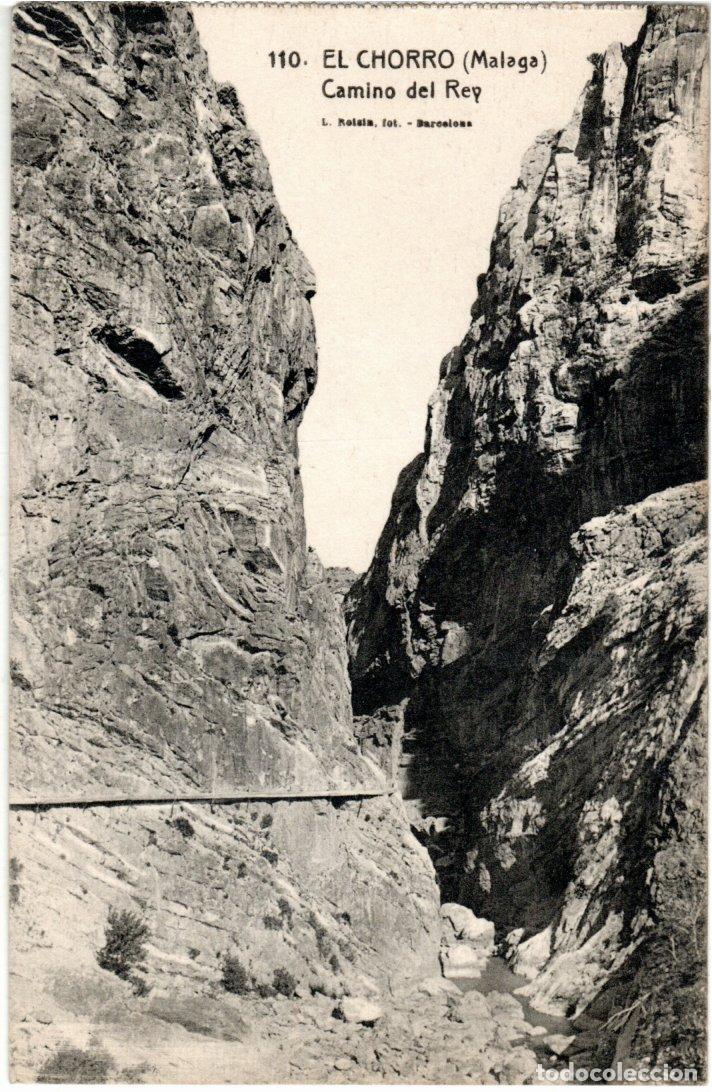 Postales: BONITA POSTAL - EL CHORRO (MALAGA) - CAMINO DEL REY