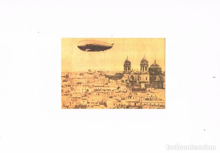Postkarten: TARJETA POSTAL EL GRAN ZEPPELIN SOBREVOLANDO CADIZ EN 1930 1989 **