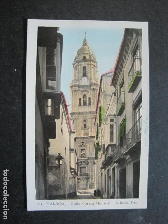 Postales: MALAGA-CALLE MORERA MONROY-ROISIN FOTOGRAFICA-164-POSTAL ANTIGUA-(76.987)