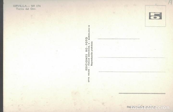 Postales: Torre del Oro. Sevilla. / Postal sin circular - Foto 2