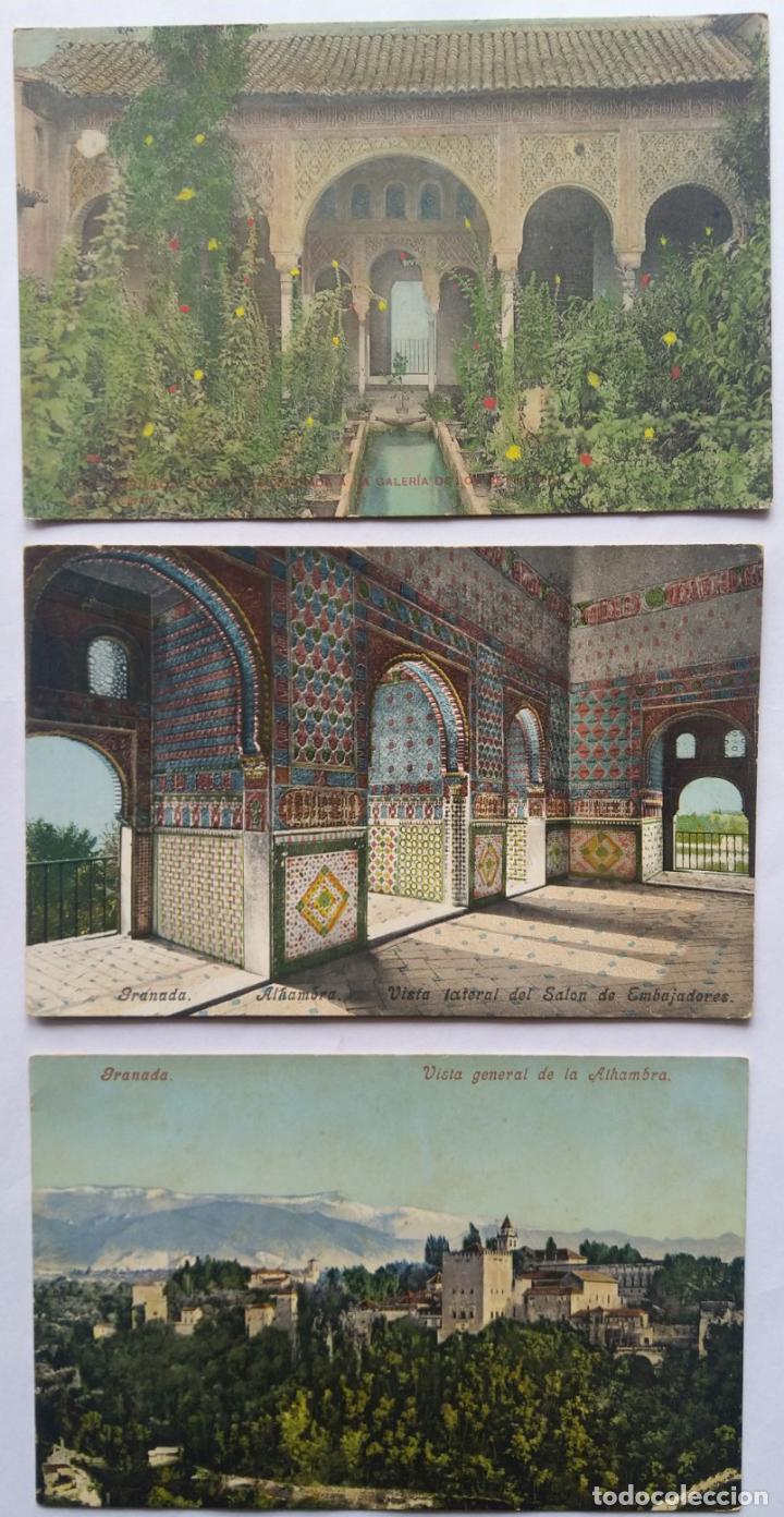 Postales: GRANADA LOTE 3 POSTALES - Foto 1