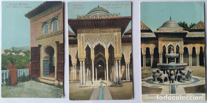 Postales: GRANADA LOTE 3 POSTALES - Foto 1