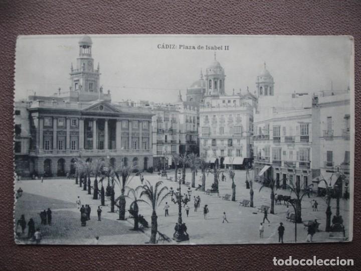 Postales: CADIZ PLAZA DE ISABEL II HAUSER