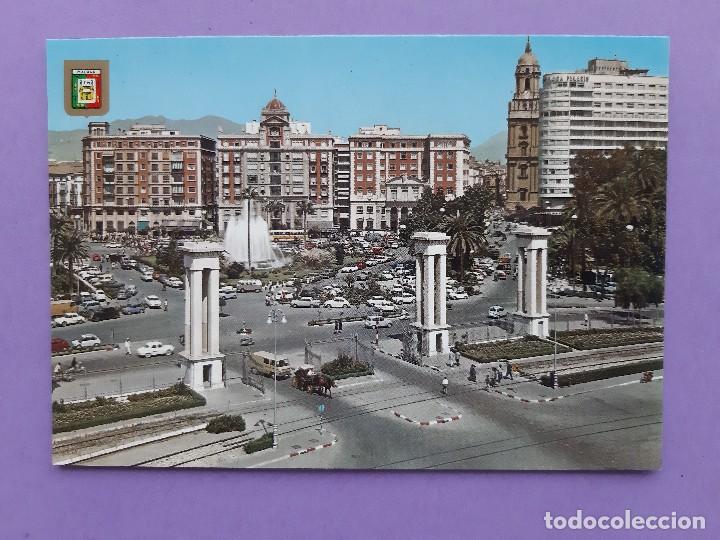 Postales: TARJETA POSTAL MALAGA ENTRADA AL PUERTO PLAZA DE LA MARINA SIN CIRCULAR