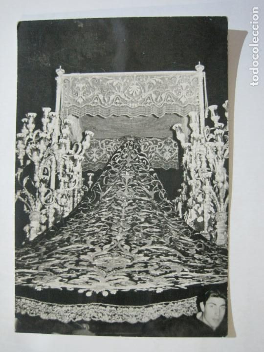 Postales: MALAGA SEMANA SANTA-NUESTRA SE&Ntilde;ORA DE LA SOLEDAD-EXCLUSIVAS ALAMOS-POSTAL ANTIGUA-(77.202)