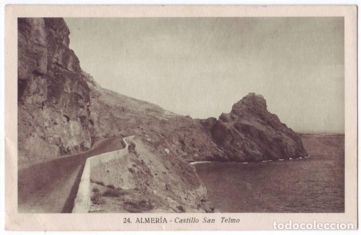 Postais: Almer&iacute;a: Castillo San Telmo. HSM. No circulada (A&ntilde;os 20-30)