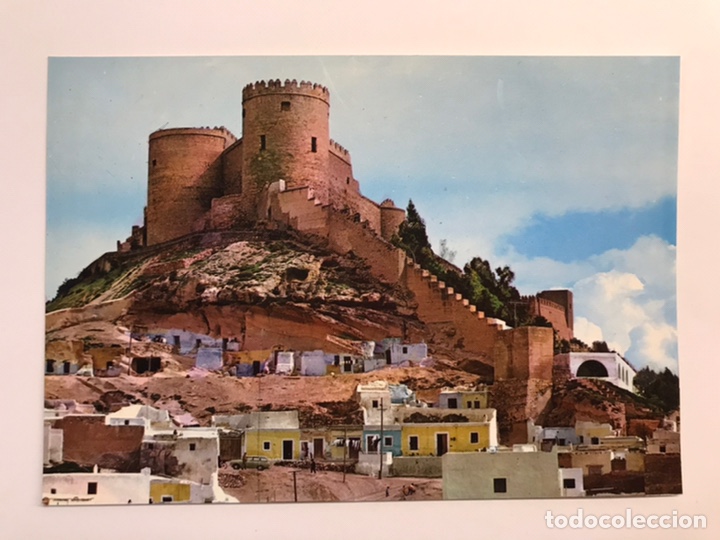 Postales: ALMERIA Postal No.3, La Alcazaba y Cuevas de la Chanca. Edic., Papeler&iacute;a Roma (h.1960?) S/C.,