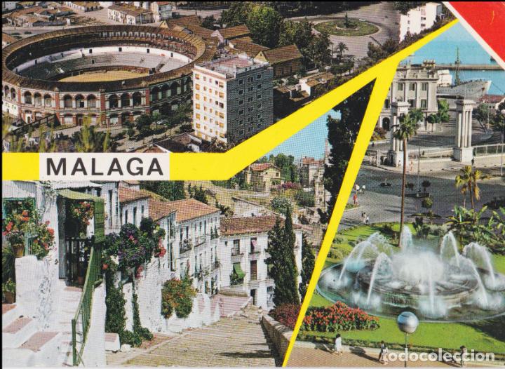 Postales: MALAGA, BELLEZAS DE LA CIUDADO - GARCIA GARRABELLA N&ordm;114 - EDITADA EN 1964 - ESCRITA