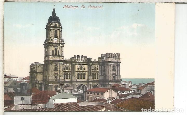 Postales: MALAGA CATEDRAL DORSO SIN DIVIDIR